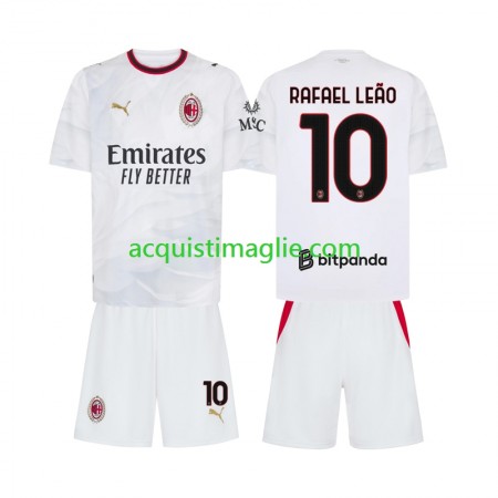 Divisa di Calcio AC Milan Rafael Leao 10 Bambino Trasferta 2026/2027